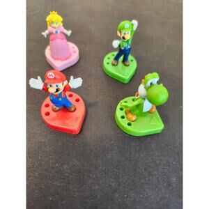 Super Mario Game of Life  Board Game Replacement 4 Figure Token Pieces